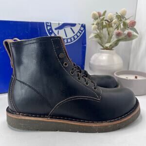 Birkenstock Birmingham Lace Mid Oiled Leather Boot Black 1023740 Men 11 FLAW